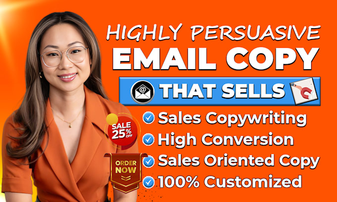 Gig Preview - Copywrite your emails to boost sales with personalized email marketing sequence