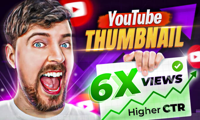 Gig Preview - Design the best youtube thumbnail