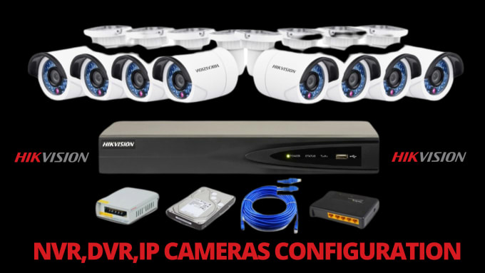 Gig Preview - Setup your hikvision  dahua IP cameras nvr and dvr remotely