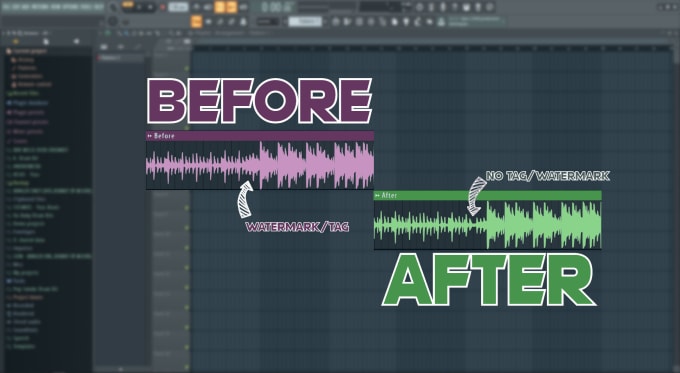 Bestseller - remove producer tags from your beat or audio