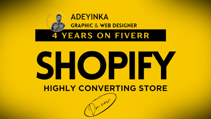 Gig Preview - Create shopify website redesign shopify store redesign shopify website design