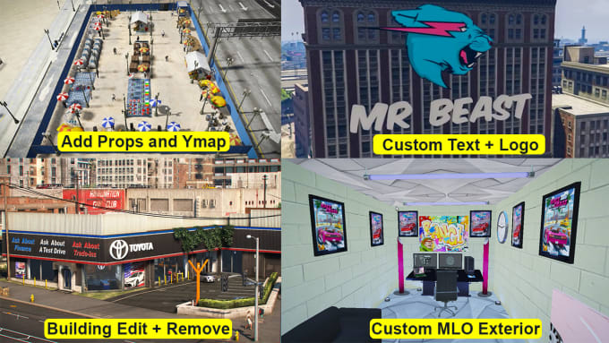 Gig Preview - Customize mlo interior and maps for fivem or gta v