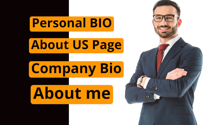 Gig Preview - An amazing personal bio, about us page, company bio within 24 hours