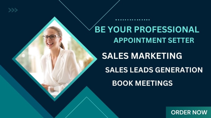 Gig Preview - Be your b2b professional appointment setter