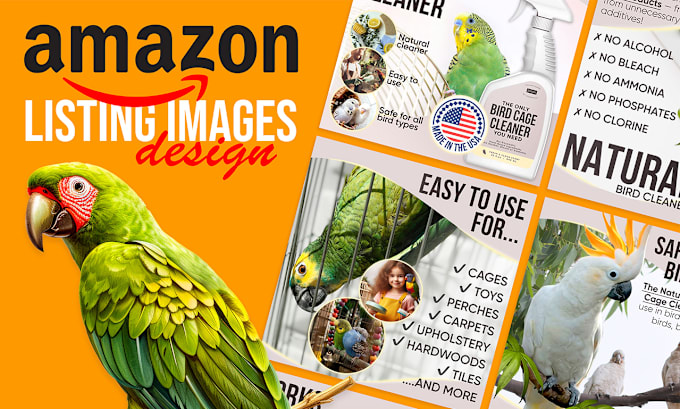 Gig Preview - Design 3d amazon infographic or amazon listing images