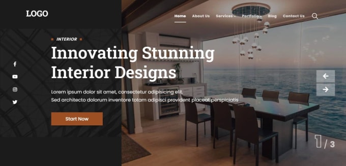 Gig Preview - Create your premium business website with luxury and modern design in wordpress