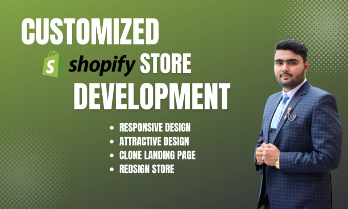 Gig Preview - Do shopify website development, shopify store design