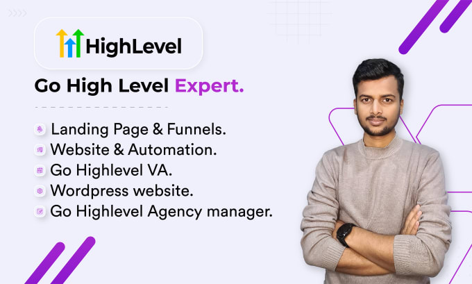 Gig Preview - Be gohighlevel virtual assistant saas website, landing page, sales funnel expert