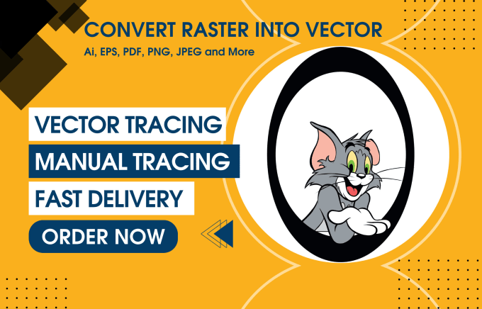 Gig Preview - Do vector tracing, redraw the raster logo or image to vector