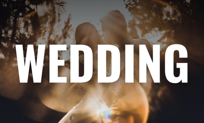 Gig Preview - Do professional wedding video editing