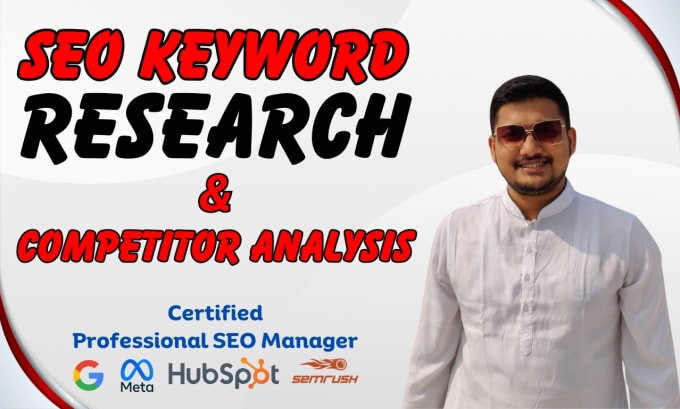 Gig Preview - Do SEO keyword research and competitor analysis to rank google