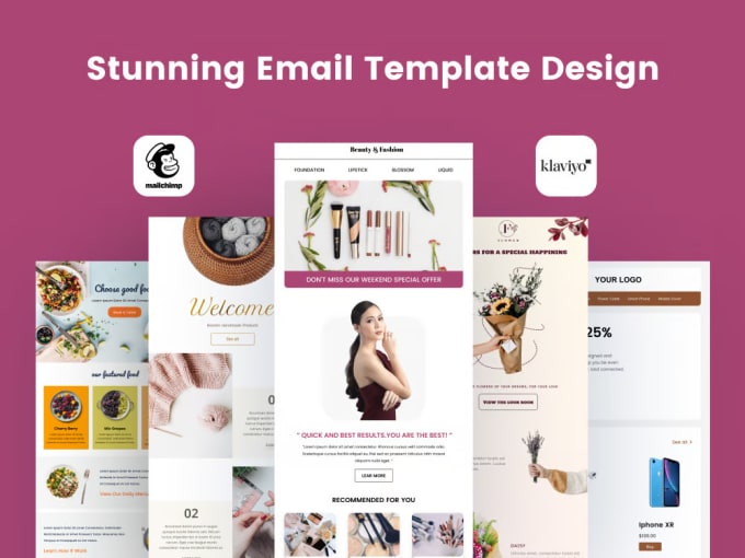 Gig Preview - Design and make responsive HTML templates for emails or newsletters