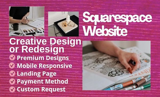 Gig Preview - Design professional business website, squarespace redesign