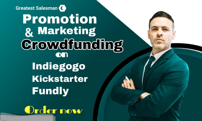 Gig Preview - Create promote kickstarter crowdfund indiegogo crowdfund fundly crowdfunding