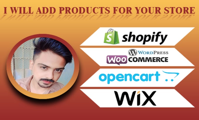 Gig Preview - Upload products to shopify woocommerce wix opencart