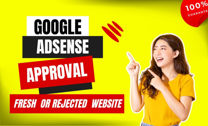 Gig Preview - Get google adsense approval for your website