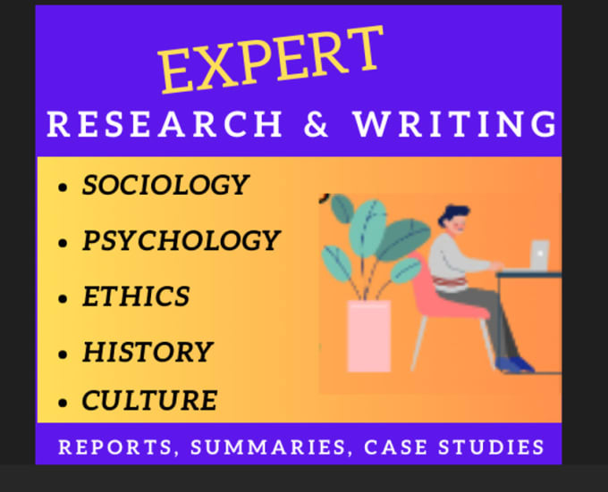 Gig Preview - Write sociology, psychology, ethics, history, and culture tasks