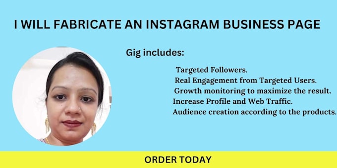 Gig Preview - Fabricate an instagram business page