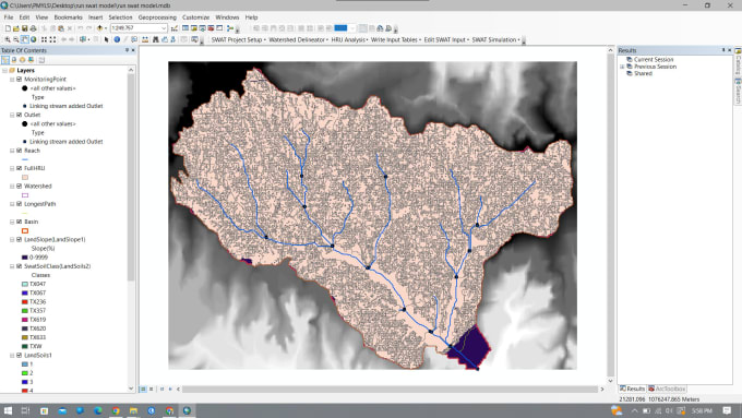 Gig Preview - Do gis mapping and analysis for water resources engineering