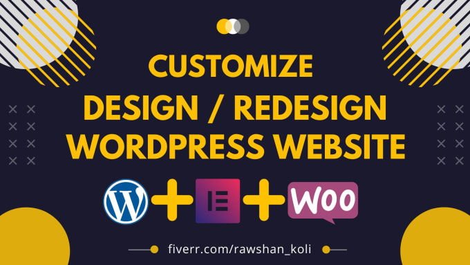 Bestseller - design, clone or customize wordpress website and woocommerce using elementor pro