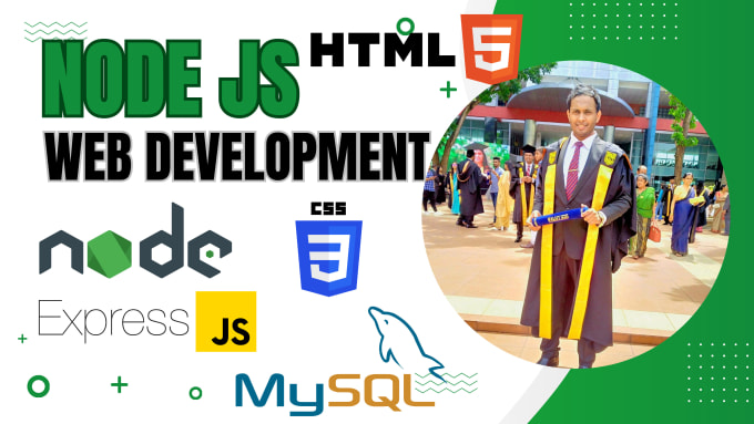 Gig Preview - Develop website using node js and mysql