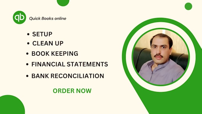 Bestseller - do setup,cleanup,bank reconciliation and bookkeeping quickbooks online