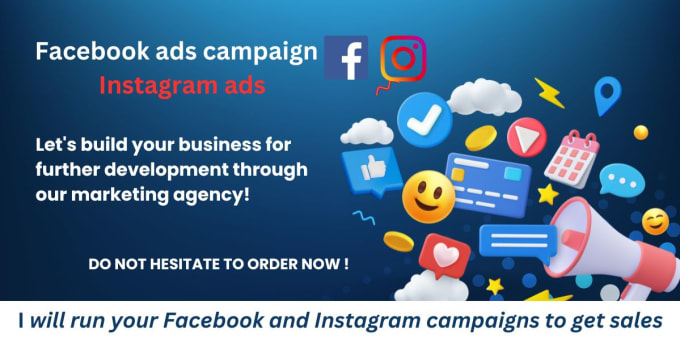 Gig Preview - Setup effective facebook ads and instagram ads campaign