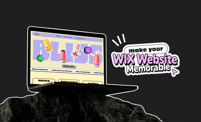 Gig Preview - Design your wix website, redesign wix website, design a new wix website