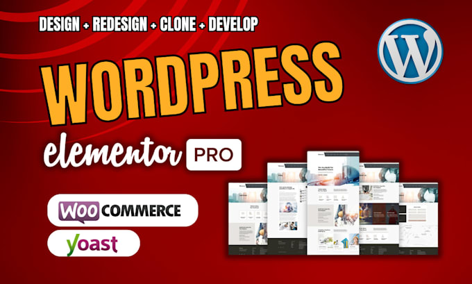 Bestseller - build wordpress website design and development, elementor pro expert