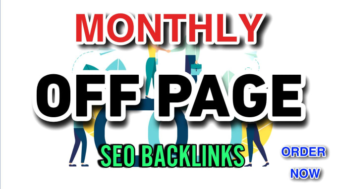 Gig Preview - Do monthly contextual off page seo backlinks building service