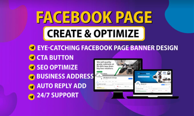 Gig Preview - Create a professional facebook page for your business