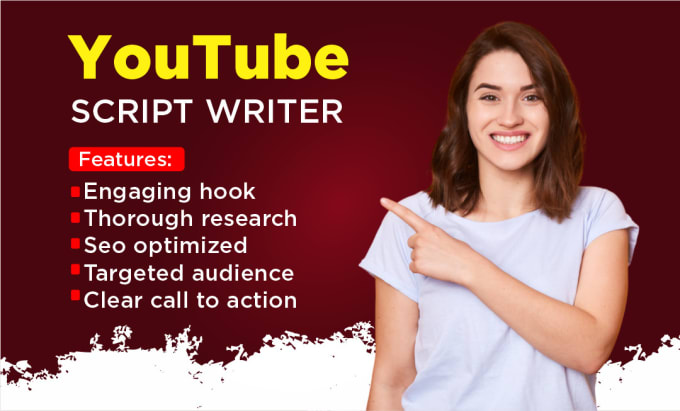 Gig Preview - Be your youtube video script writer and website content writer