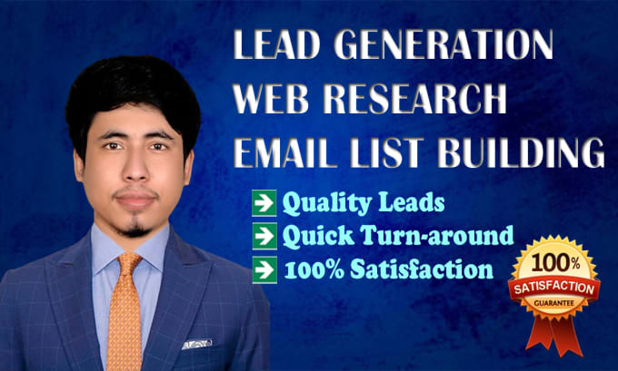 Gig Preview - Do lead generation, web research and email list building