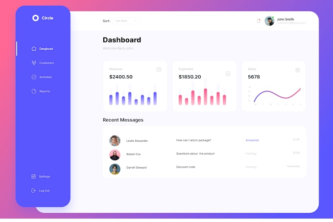 Gig Preview - Design saas,dashboard,web app and software UI UX