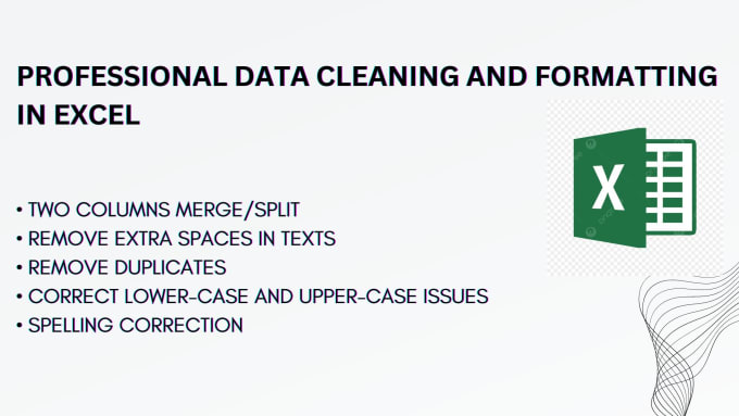 Bestseller - do excel data cleaning, formatting, merge, or split CSV file