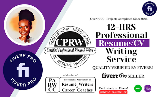 Gig Preview - Provide 12hrs professional resume writing service, and offer CV writing for UK