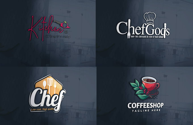 Gig Preview - Design logo for kitchen, bakery, club, restaurant and food and beverage business