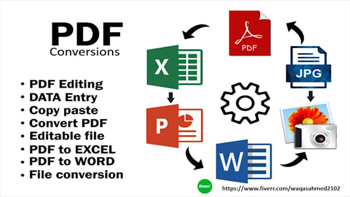 Gig Preview - Accurate convert pdf to excel, scan pages, retype