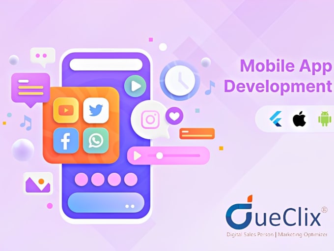 Gig Preview - Do flutter mobile app development for android and ios platforms