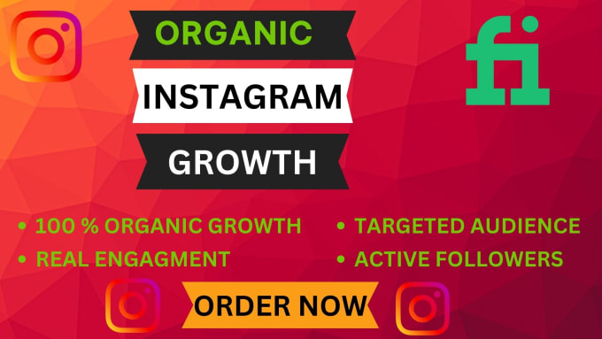 Gig Preview - Promote organically your instagram account, instagram marketing, management