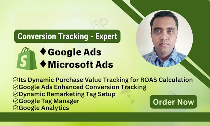 Gig Preview - Setup microsoft bing,google ads conversion tracking,dynamic remarketing tag