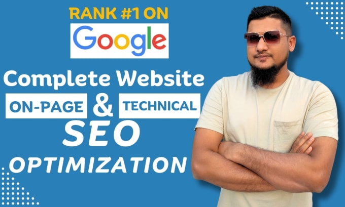 Gig Preview - Do complete onpage and technical SEO optimization for your website