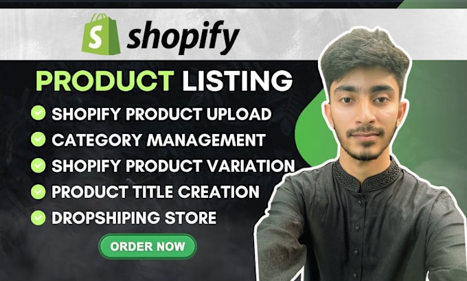 Gig Preview - Do products listing manually to your shopify store