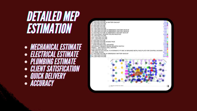 Gig Preview - Do detailed mep estimate for construction projects