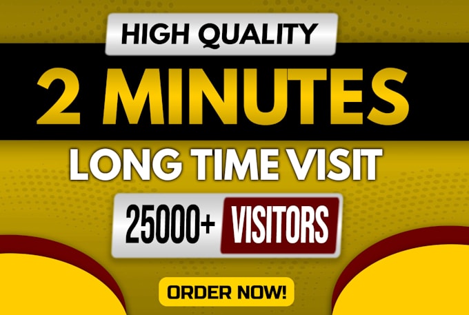 Gig Preview - Do 2min duration visit organic website promotion traffic