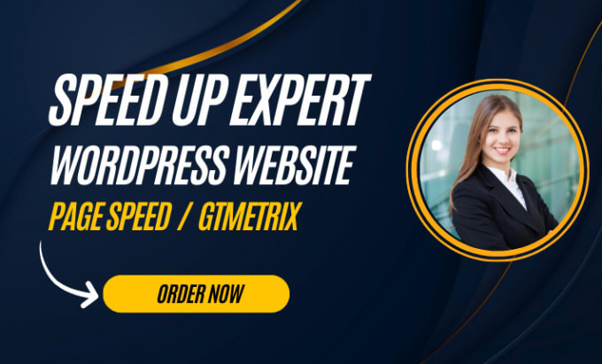 Gig Preview - Do wordpress speed optimization and website speed or pagespeed,gtmetrix