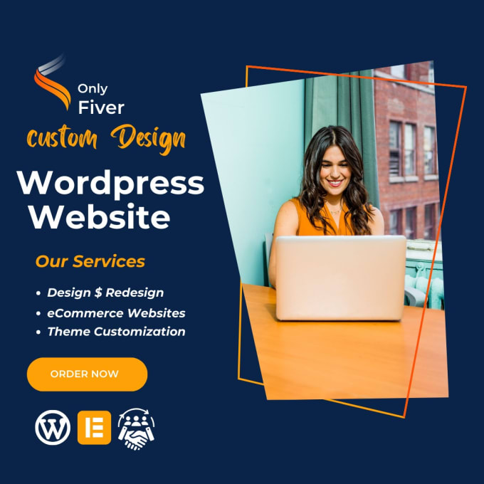 Gig Preview - Build wordpress website, redesign wordpress or business website development