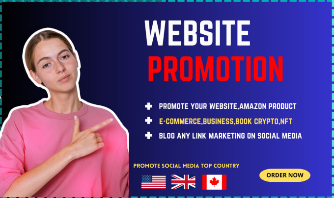 Gig Preview - Promote and advertise your business website book blog amazon product link