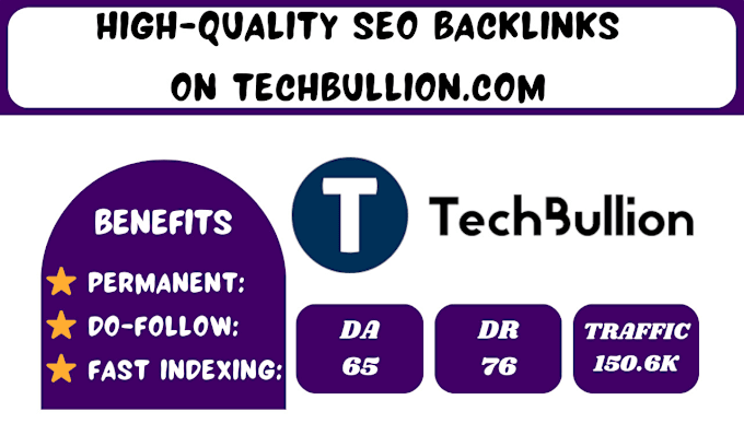 Gig Preview - Publish tech guest post backlinks on techbullion