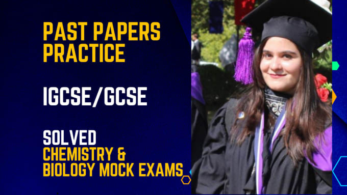 Gig Preview - Assist in igcse and gcse biology and chemistry past paper practice